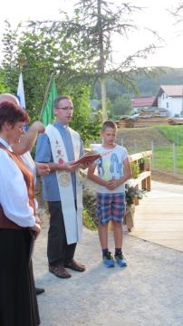 Otvoritev sprejhajalne poti v Škocjanu 5